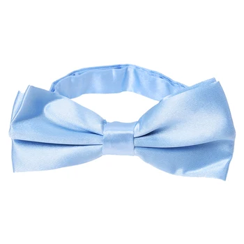 

New boys Children kids Solid Bow Tie Pre tied Wedding Party satin bow tie