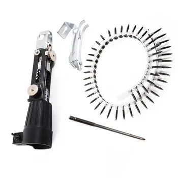 

Automatic Screwdriver Tool Chain W/ Screws Electric Drill Nozzle Adapter Bit Set