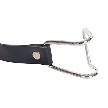 Bdsm Slave Nose Hook Oral Fixation Fetish Open Mouth Bite Gag Sex Toys For Women Couples of Leather Head Bondage Harness Strap 5
