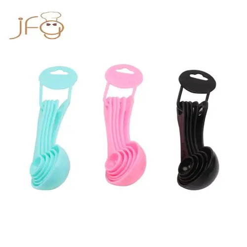 

5 Pc/set Baking Measuring Spoons Teaspoon Coffee Sugar Scoop Cake Flour Cups Plastic Cozinha Tool Cooking Tools