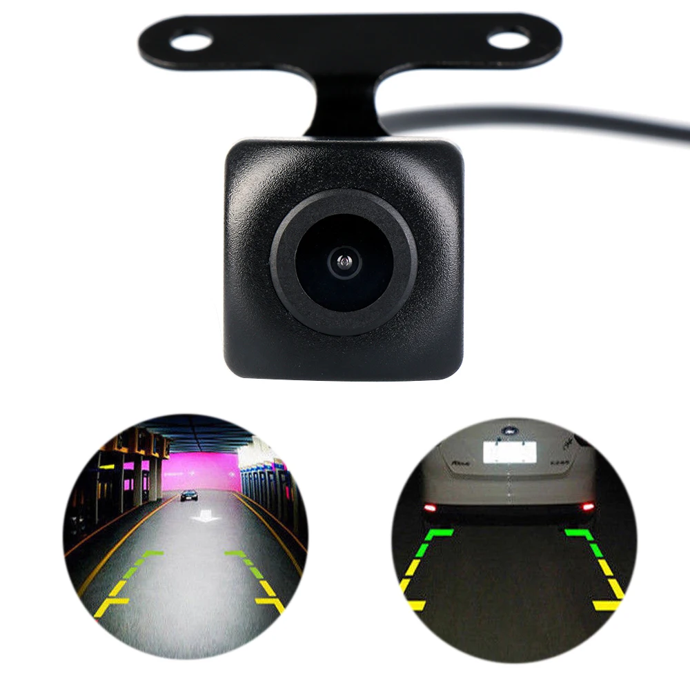 IP68 170 ° Автоматическая Водонепроницаемая Автомобильная камера заднего вида ночного видения рыбий глаз HD 1080p парковочная камера