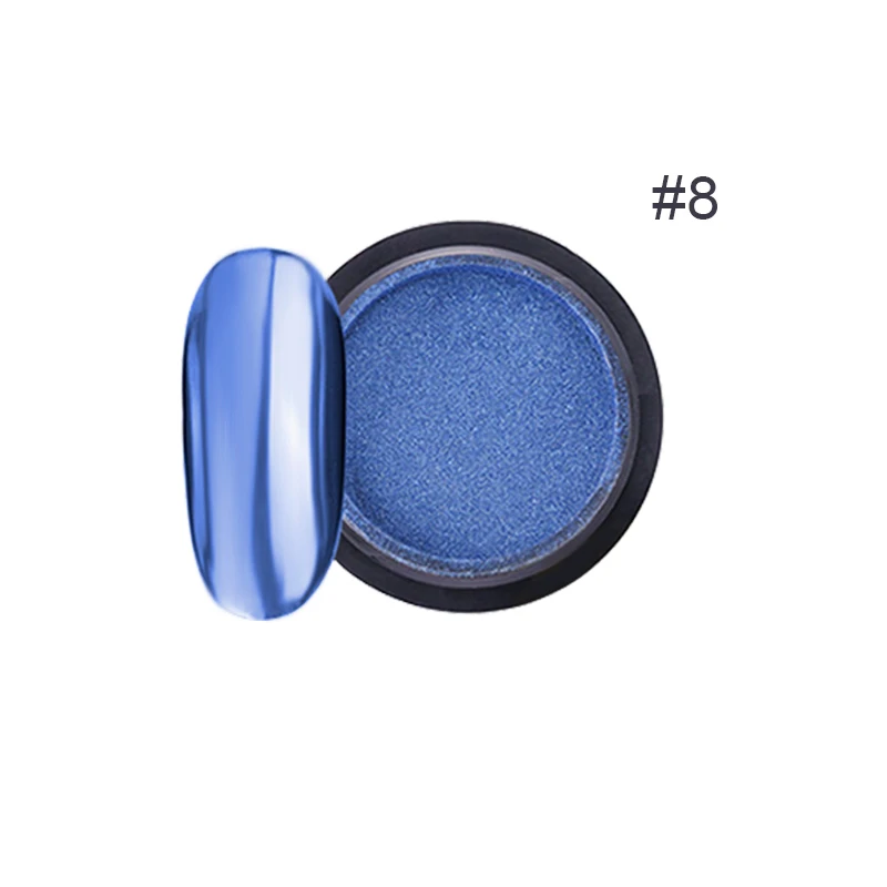 color 8 0,2 г/кор. зеркало-хамелеон, лазерные блестки для ногтей, порошки, эффект Auroras, дизайн ногтей, хромированный пигмент, пыль, сделай сам, дизайн, украшение - Цвет: color 8