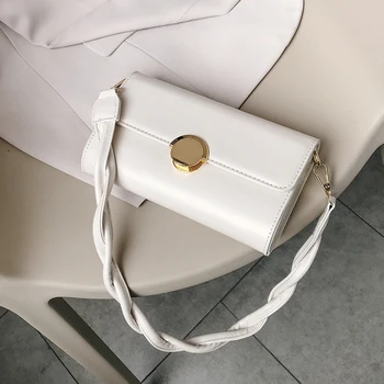 

Twist Design Small Pu Leather Crossbody Bags For Women 2020 Fashion Elegant Shoulder Handbags Female Travel Cross Body Bag