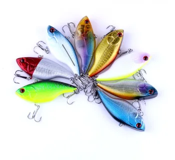 

8pcs Long Casting Wobbler Sinking Minnow Fishing Lure 7cm 18.8g Sinker VIB Fishing Bait Swimbaits