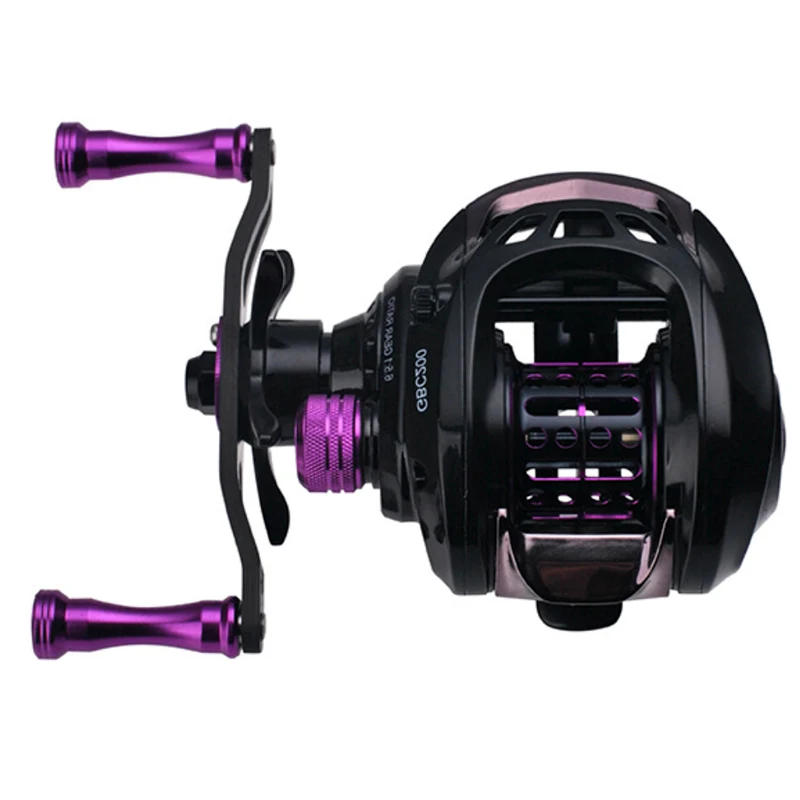 High Speed Ultra-Light 138g Purple Baitcasting Reel 5kg Max Drag Gear Ratio  6.5:1 Left Right Hand Exquisite spool Fishing Reel - AliExpress