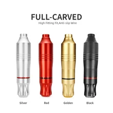 Ротационная алюминиевая ручка для татуировки для картриджа иглы Mabuchi мотор сильная Бесшумная Татуировка поставка Макияж Ручка DC Подключение