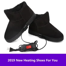 220V электрический нагреватель нагревательный элемент обувь Контроль температуры нагреватель Электрический Утеплитель для ног с подогревом ботинки пара зимние теплые Отопление
