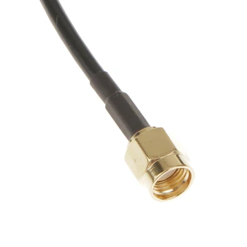 

29FT Antenna RP-SMA Extension Cable WiFi Wi-Fi SMA Wireless Route Black 2PCS