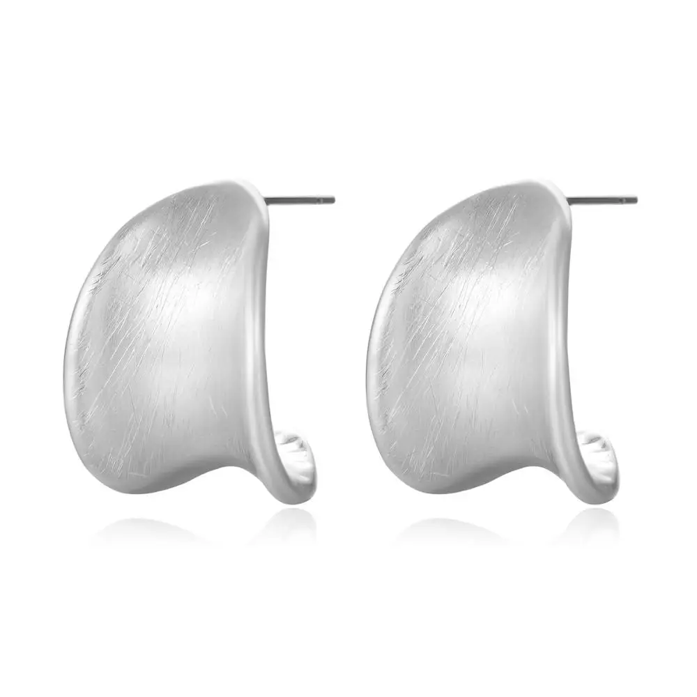 Style6-Silver 5 стилей, массивные серьги для женщин, золотой, серебряный цвет, серьги-кольца с кристаллами, круглые Винтажные серьги, ювелирные изделия Aros Aretes - Окраска металла: Style6-Silver