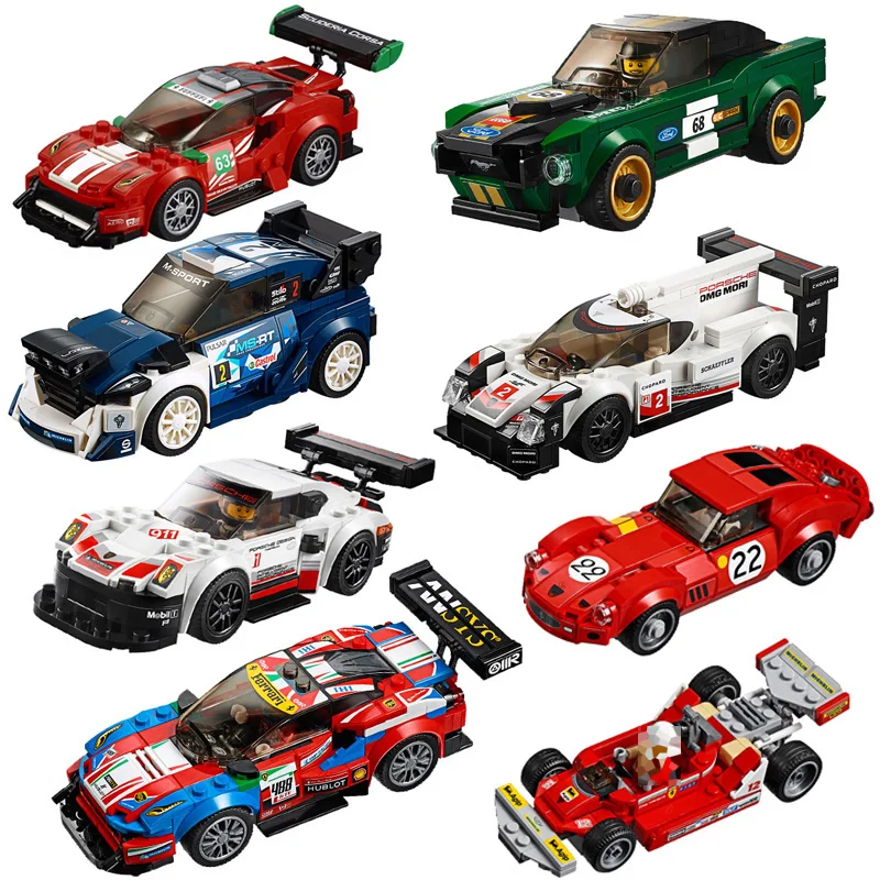 

Supercar Ferraries Legoing Technic Sports Car Sets Building Blocks Compatible Creator Legoed City Racing Car Model kid Toys Gift