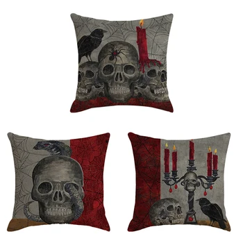 

Printed Cushion Cover Halloween Decoration Sofa Car Throw Pillow Home Decoration Pillow