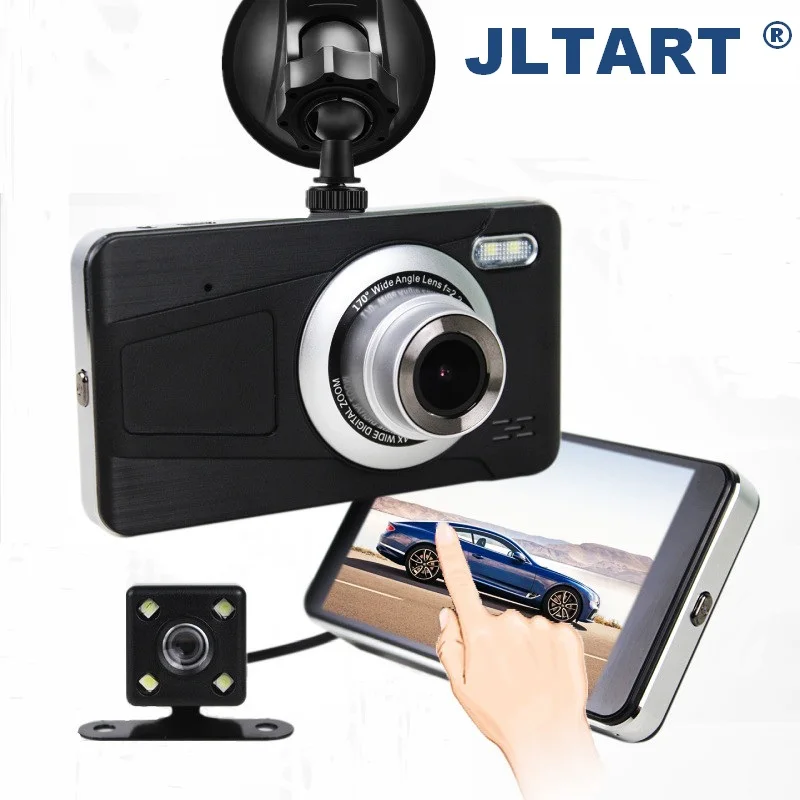 Видеорегистратор Full HD 1080P 4 &quotIPS Автомобильный видеорегистратор с сенсорным
