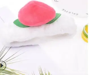 60 шт./Партия DIY Мульти простой плюшевый сочный персик повязка на голову сердце повязка для волос уход и инструменты для укладки HA813