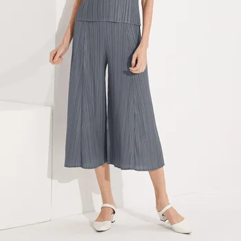 

Women's 2020 Summer Pants New Style Bell-bottom Pants Loose Fashion Seven-Point Wide Leg Pants for Women