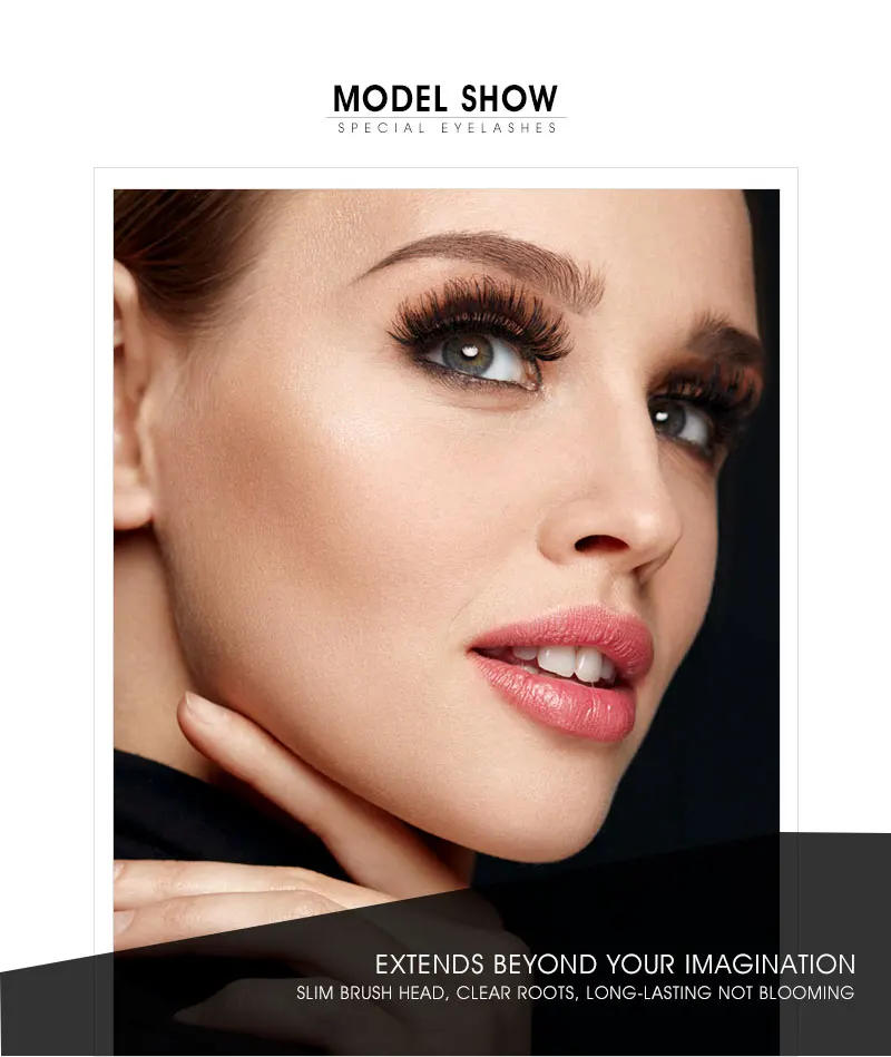 IMAGIC 2 шт/набор oog make-up set mode en hete 3D uitgebreide dikke curling mascara wenkbrauwpotlood make-up tools