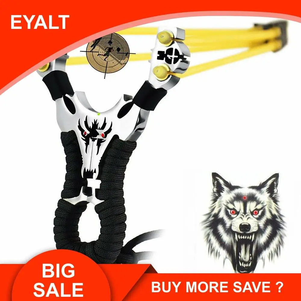 

Professional Outdoor Hunting Stainless Steel Slingshot Cataplut Tool with 1 Band
