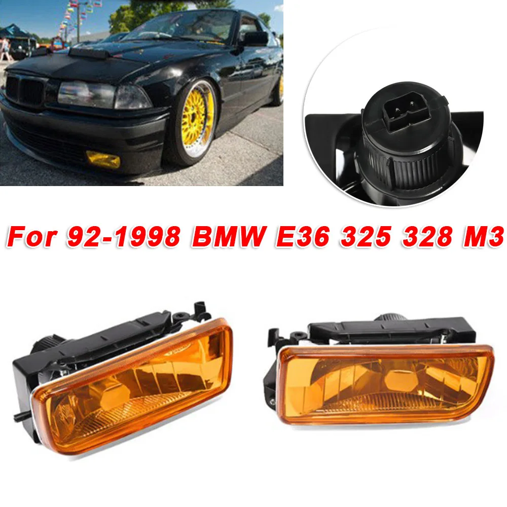 For BMW E36 325 328 M3 1992 1998 Driving Fog Lights For BMW E36 3