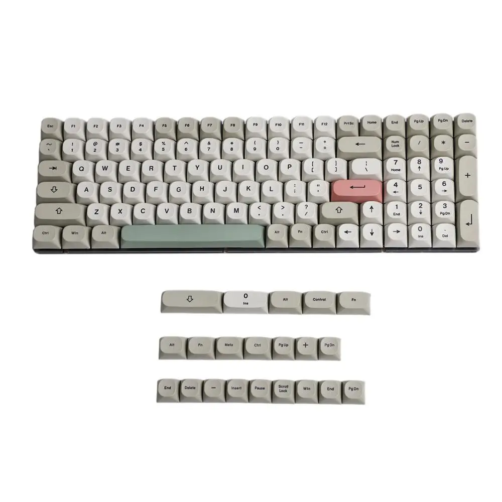 Keycap Retro Pbt para Teclado Mecânico mx ma Dye Sub 9009 Filco 104 Tkl 61 Kbd75 Kira96 Ymd96 Gk64 Tada68 Id80 125