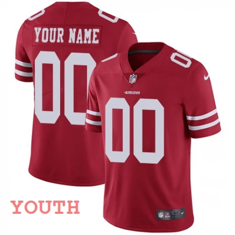 youth Молодежная детская Быстрая Сан-Франсиско высокое качество 49ers заказной Джерси - Цвет: youth