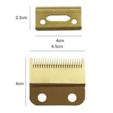 Золотое лезвие для стрижки волос сменная Парикмахерская режущая головка для электрического триммера для стрижки волос бритва клипер