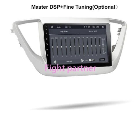 Cheap android 9.0 car radio multimedia player gps For Hyundai Solaris Verna Accent 2017 2018 car dvd navigation stereo 3