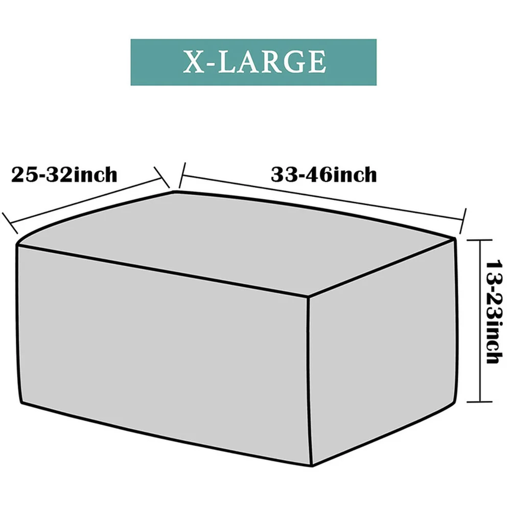 Бархатные чехлы для подножки прямоугольные съемные моющиеся Чехлы дивана с