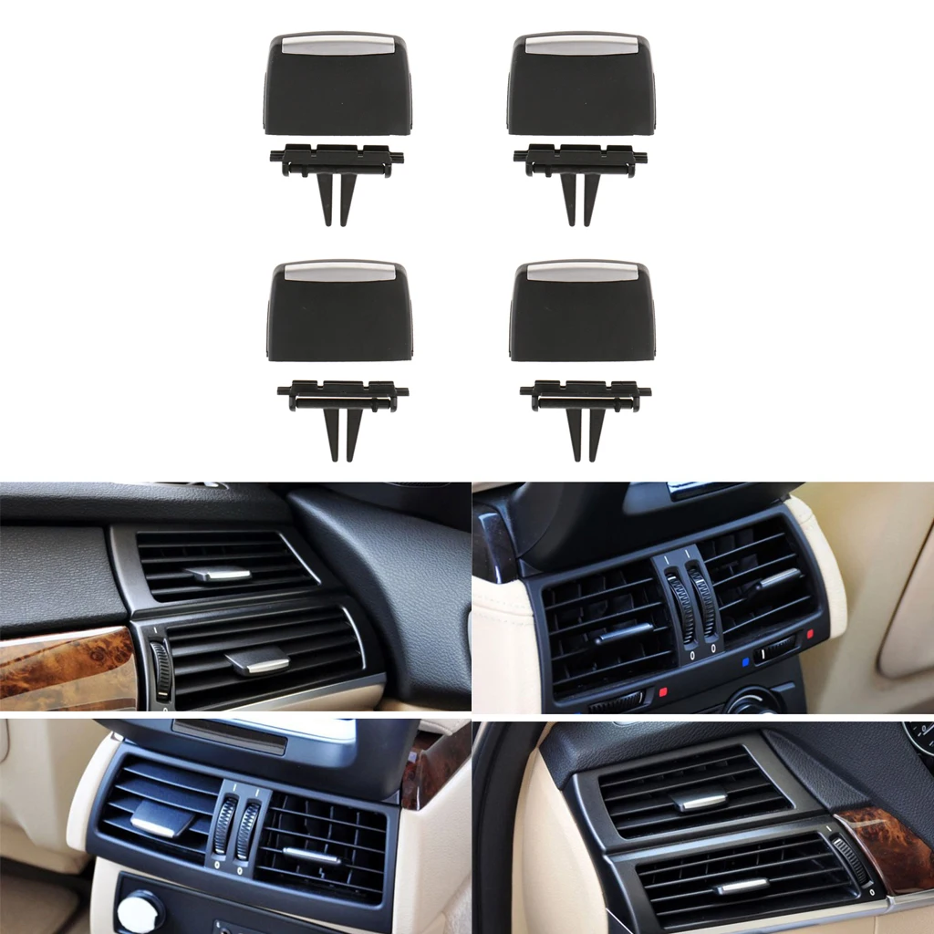 4 шт. новый задний A/C Кондиционер Vent Outlet Tab клип Ремонтный комплект для BMW X5 X6|Детали