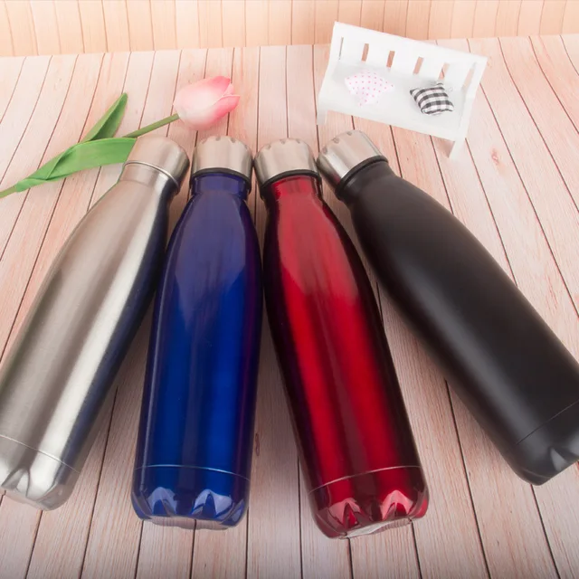 US $13.02 500ml Langchuan New Style Coke Bottle Insulated Cup Bowling Sports Bottle