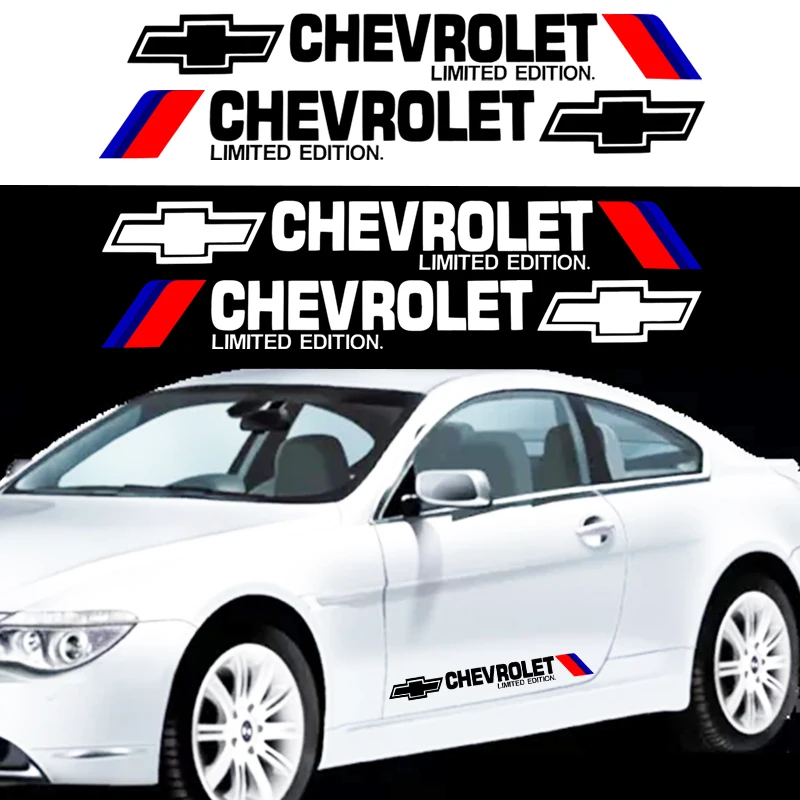 

2pcs Car Body Sticker Car Badge Decoration Door Sticker For Chevrolets Cruze Captiva Lacetti Aveo Niva Trax Onix Accessories