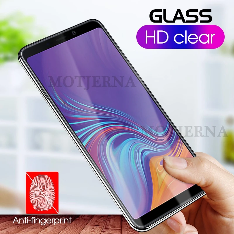 Защитная пленка для экрана Samsung Galaxy A7 A9 A8 Plus 2018 9H из закаленного стекла A50 A30 M30 M20 M10