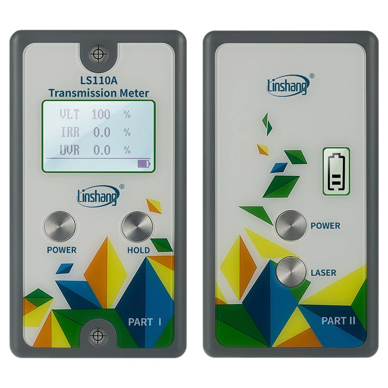 

ABFU-Linshang LS110A Split Transmission Meter with IR UV Rejection 550Nm Visible Light Transmittance for Glass Film Front Windsh