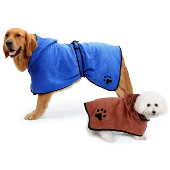

Pet Cats Dogs Bathrobe Dog Pajamas Indoor Soft Fleece Bath Drying Towel Clothes for Puppy Cats Pet Sleeping Clothes Accessories