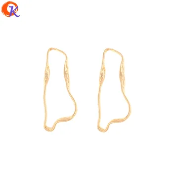 

Cordial Design 100Pcs 15*37MM Jewelry Accessories/Hand Made/Earrings Connectors/Irregular Ring Shape/DIY Making/Earring Findings