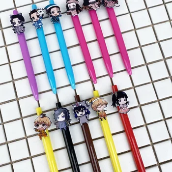 

Anime Kimetsu No Yaiba Demon Slayer Kamado Tanjirou Nezuko Inosuke Zenitsu Giyuu Cartoon Ballpoint Pen Stationery Student Gift