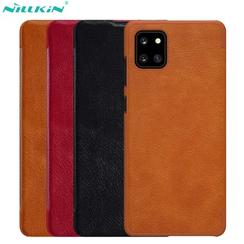 

Nillkin Phone Case for Samsung Galaxy Note 10 Lite Cover QIN Flip Leather Case Wallet Cover for samsung Note10 Lite Bag Shell