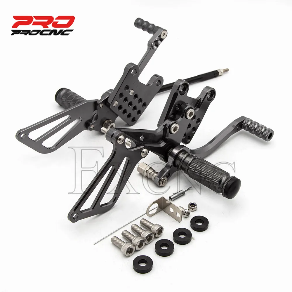 

CNC Motorcycle Footrest Footpeg Pedal Foot Peg Rear Set For Suzuki GSXR750 1996-2005 GSXR 600 1000 2000-2004 SV650/SV1000 98/14