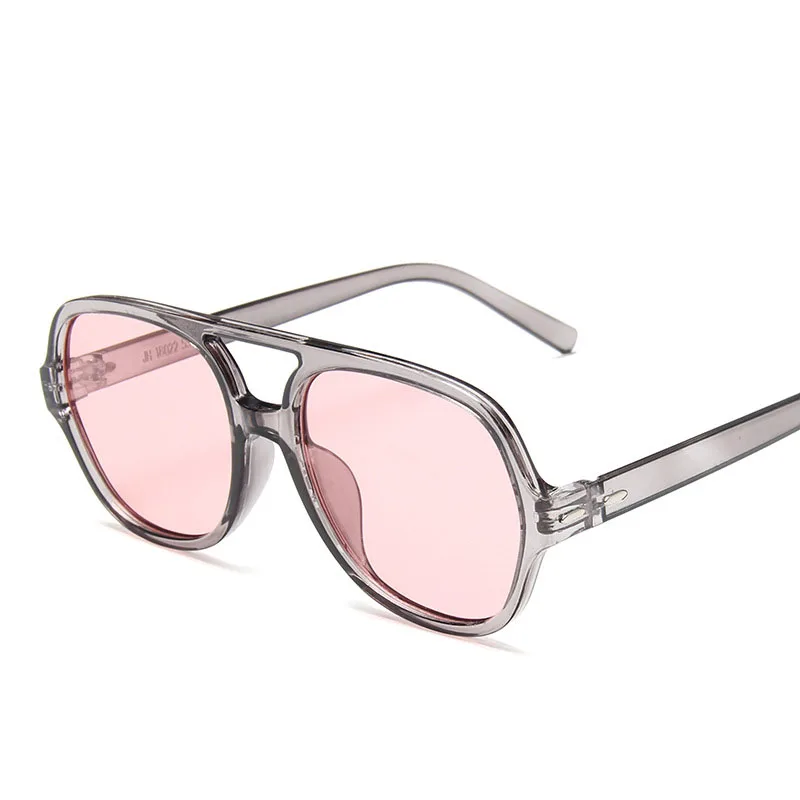 RBROVO, негабаритные солнцезащитные очки для женщин, роскошные солнцезащитные очки для женщин, Винтажные Солнцезащитные очки для женщин, фирменный дизайн Oculos De Sol Feminino - Цвет линз: GrayRed