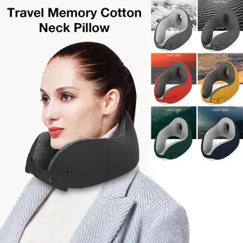 

Neck Pillow Travel Memory Cotton Neck Pillow Breathable Neck Pillow Portable Neck Cushion for Airplane Train Car
