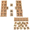 Montessori Kids Toy Baby decimal base Bank Game Set Maths Training for Early Learning Educational Preschool Brinquedos  MAY17_35 5