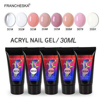 

15ml/30ml Acrylic Poly Nail Gel Quick Building Crystal Jelly Hard Poli Gel Acrylic Soak Off Nail Extension Slip Solution Poligel