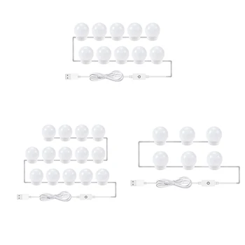 

Led Vanity Mirror Lights Kit With Dimmable Light Bulbs For Makeup Vanity Table Set In Dressing Room Lighting Fixture Strips Retr