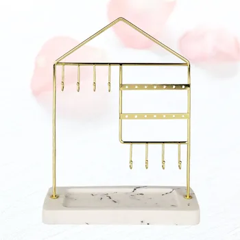 

1PC Nordic Style Display Stand Jewelry Holder Desktop Jewelry Organizer for Rings Earrings Ear Studs