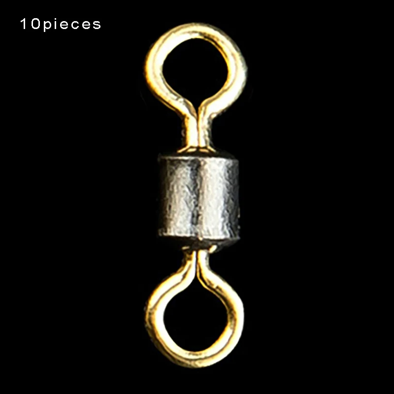 

20pcs Stainless Steel Fishing Ball Bearing Swivel Solid Rings Connector Tackle Hooks Ocean Rock Fshing Accessories