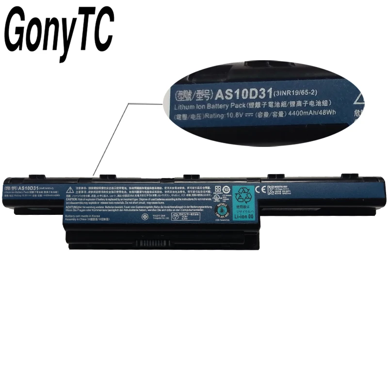 AS10D31 Оригинальный аккумулятор для ноутбука Acer Aspire V3 5741 5742 5750 5551G 5560G 5741G 5750G AS10D51 AS10D61