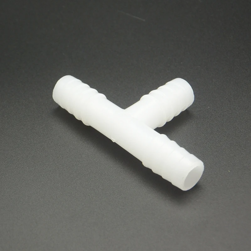 4mm-20mm Hose Barb Tee Plastic Pipe Fitting For Aquarium Fish Tank