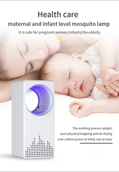 

2020 home Mosquito killer Lamp Intelligent Photocatalyst LED Light Repellent Radiationless No Noise USB power Insect Fly Repelle