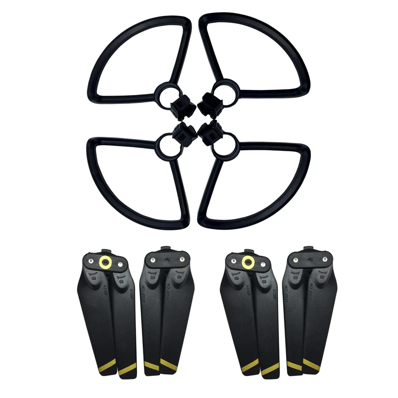 Золотой 4 шт. Пропеллер и реквизит протектор для DJI Spark Drone быстросъемное лезвие бампер защитные части сменные комплекты крыло - Цвет: Золотой