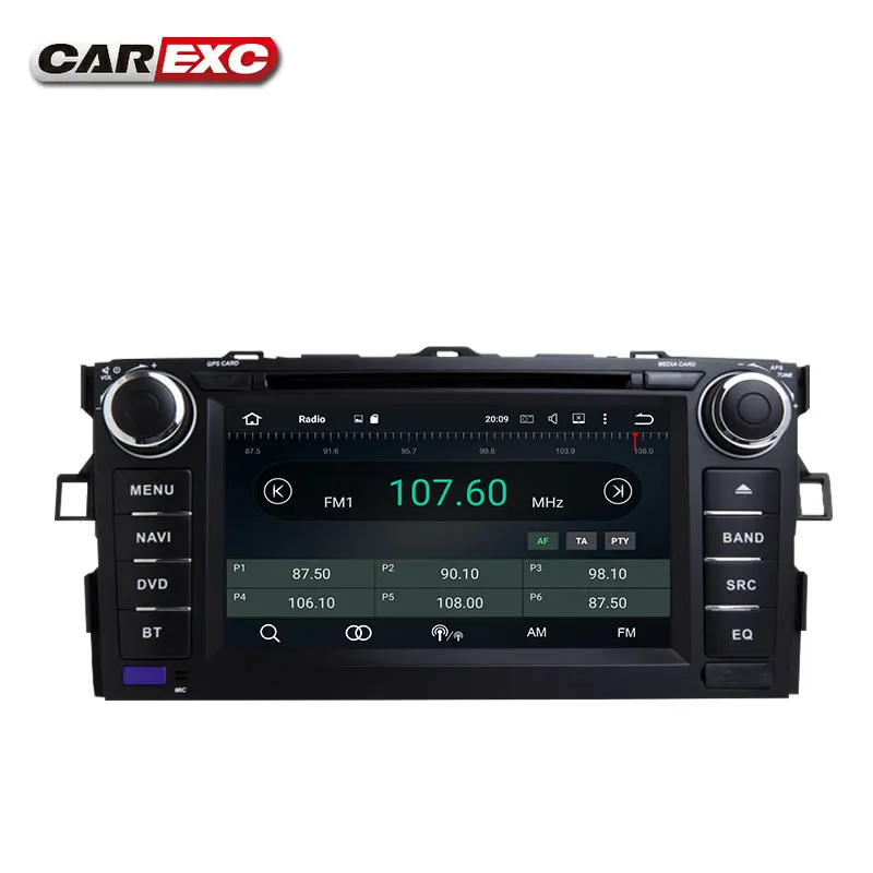 Clearance Android 9.0 Octa Cores Car DVD Player Stereo System For TOYOTA COROLLA 2007-2012 Canbus WIFI Radio GPS Bluetooth GPS Navigation 3