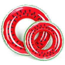 Adult Float Circle Gaint Beach Watermelon Swimming 60/70/80/90CM Water Ring Kids Inflatable Toy Pool Orange Lemon Fun Inflatable