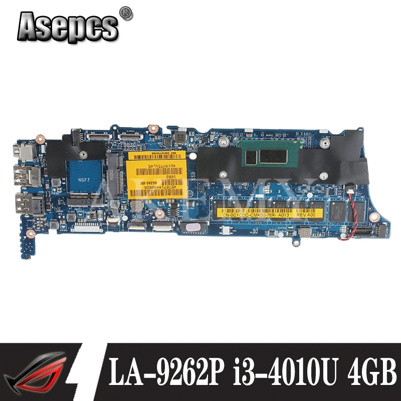 VAZA0 LA-9262P CN-02CMTV 02CMTV 2CMTV For DELL XPS 12 9Q33 laptop Motherboard with i3-4010U 4GB memory onboard | Компьютеры и офис